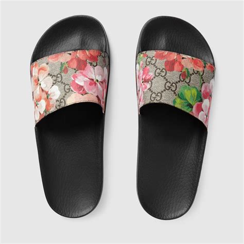 gucci bloom slide|gucci bloom slides women.